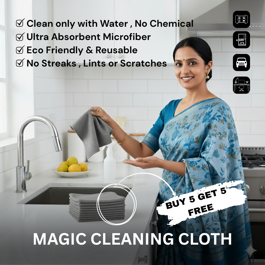 Ultra Absorbent Multipurpose Magic Cleaning Cloth 🧼✨ (🔥Buy 5 Get 5 Free🔥)